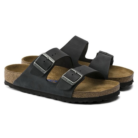 Birkenstock Arizona Soft Footbed Oiled Leather Black main image 6